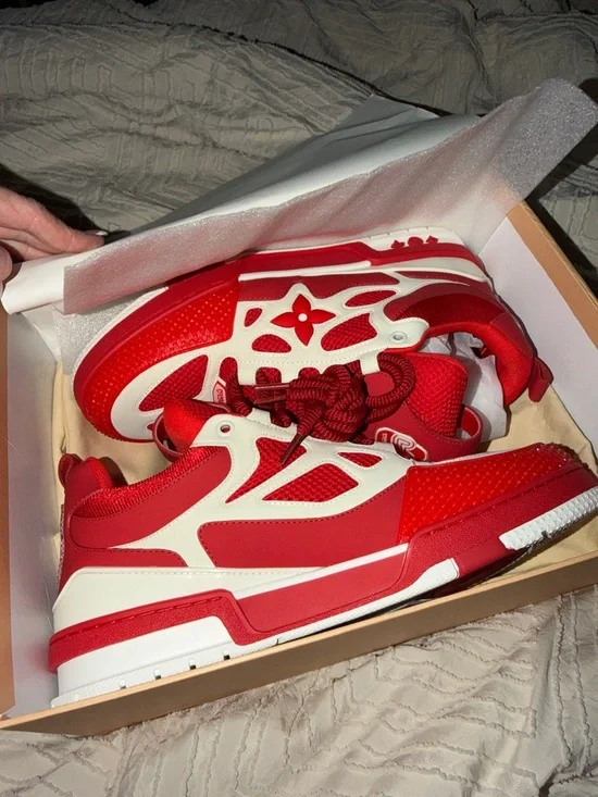 Louis Vuitton LV Skate Sneaker Red White size 11 men - Picture 4 of 11